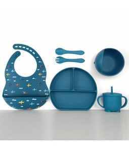 مجموعة سيليكون لتغذية الطفل